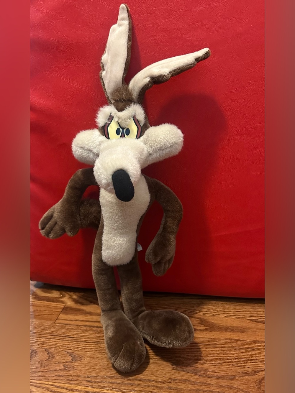 Vintage 1994 Applause Looney Tunes Wile E Coyote 21" Poseable Plush Toy #23223